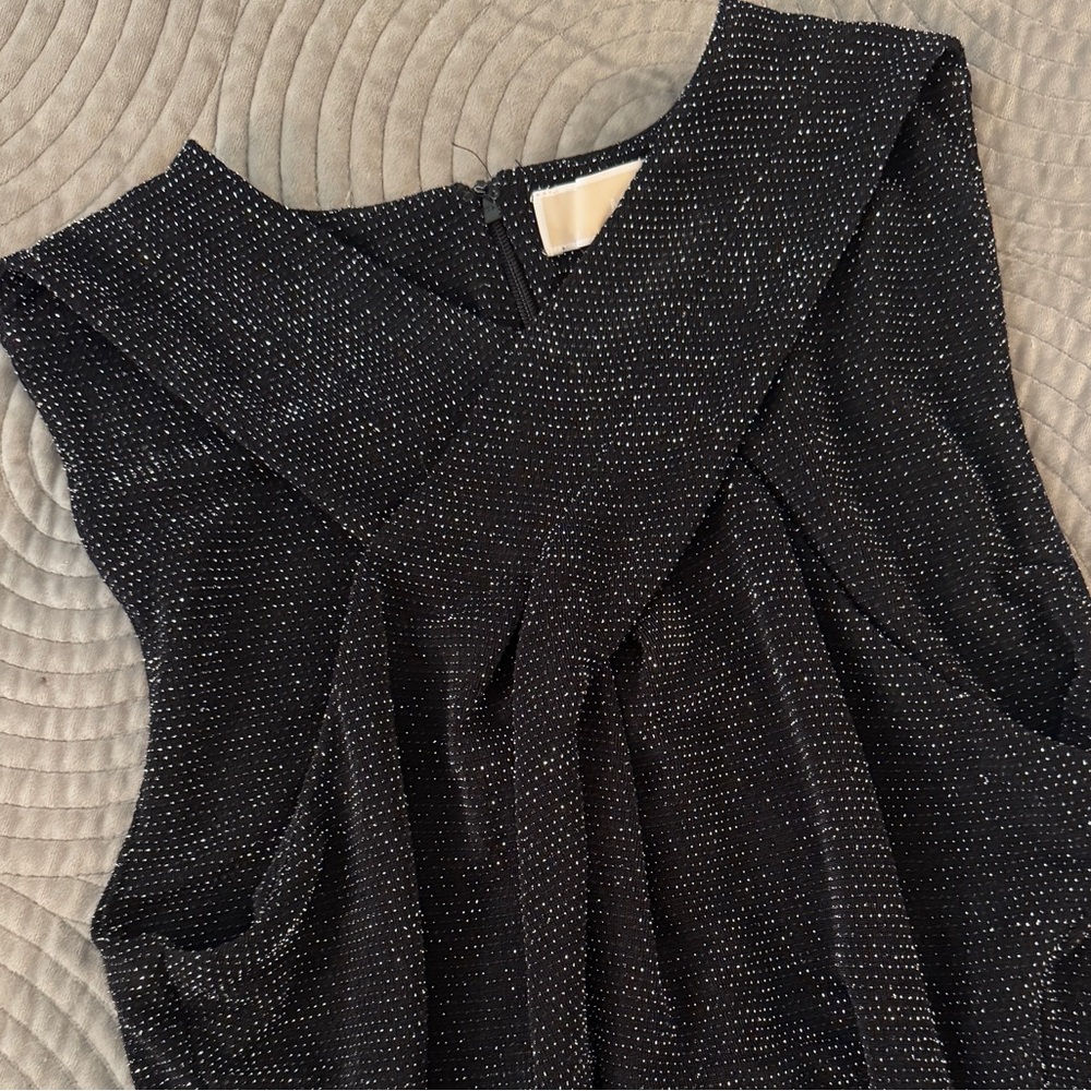 NWOT MICHAEL Michael Kors Black Sparkly Sleeveless Top